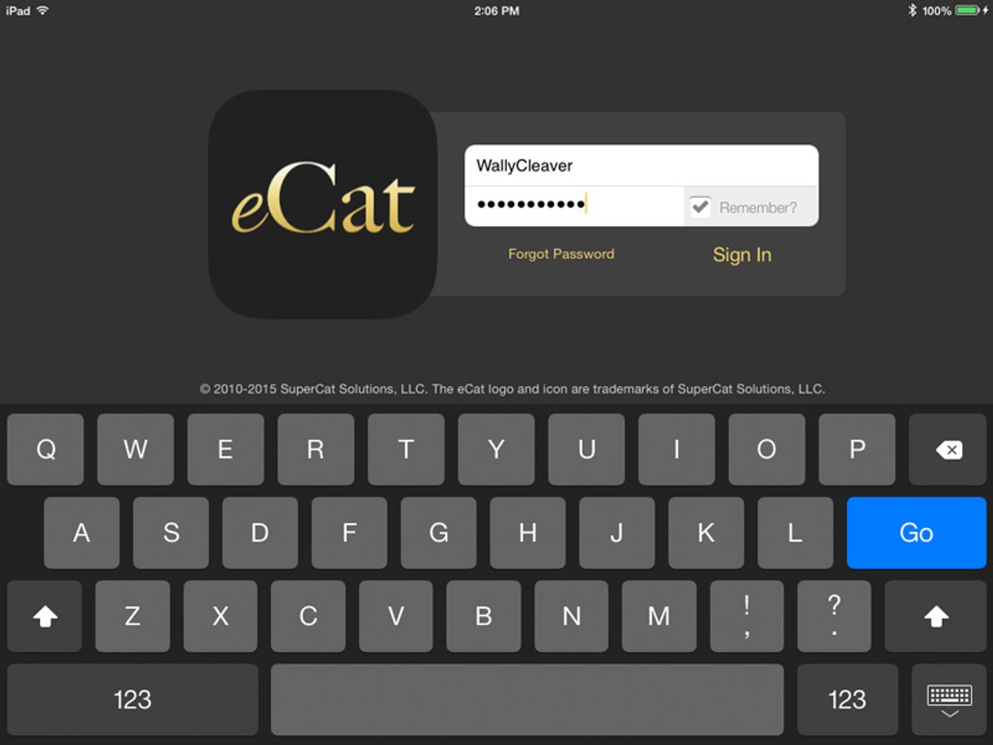 eCatLogin