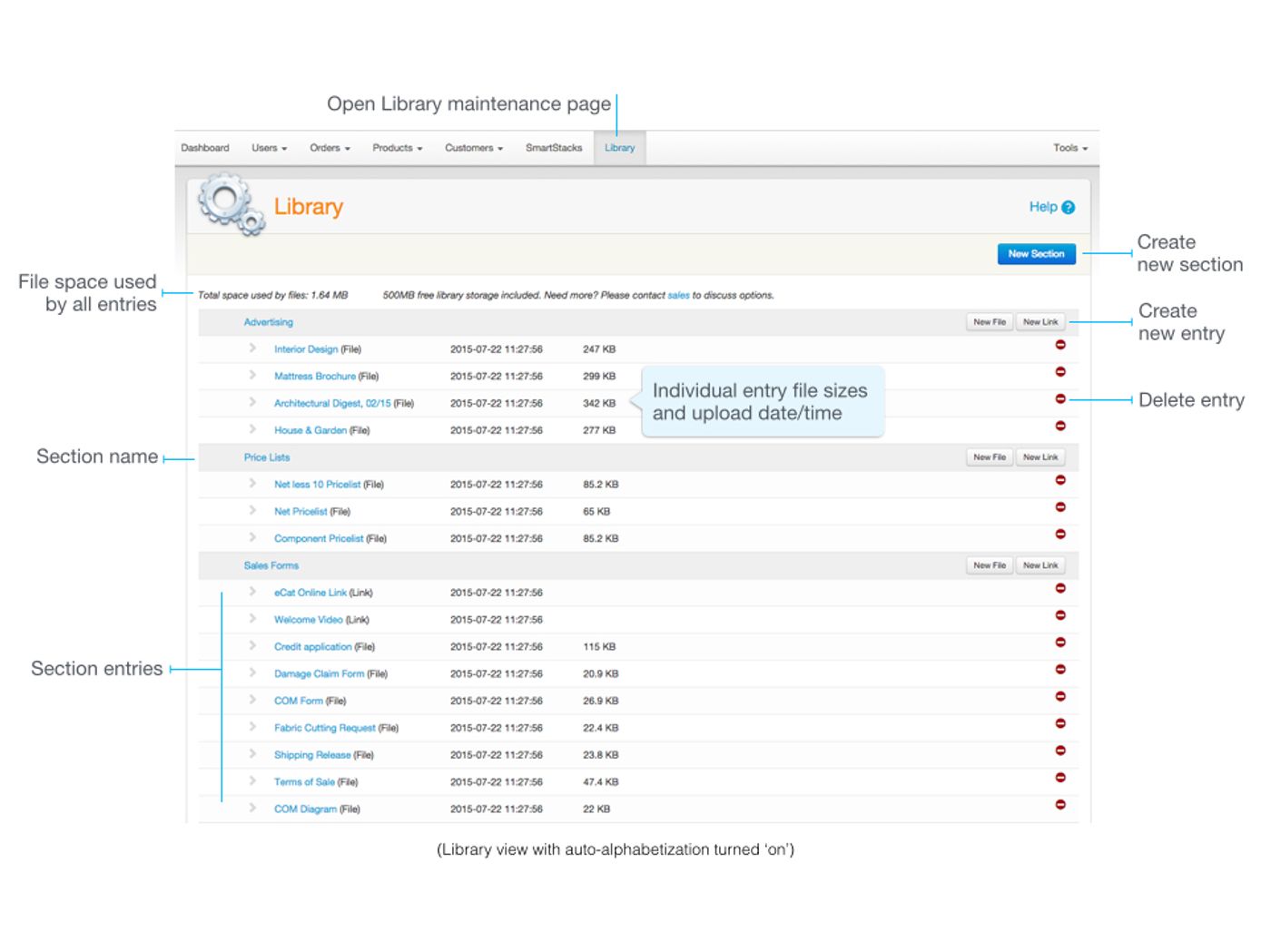 Library MaintPage Alpha