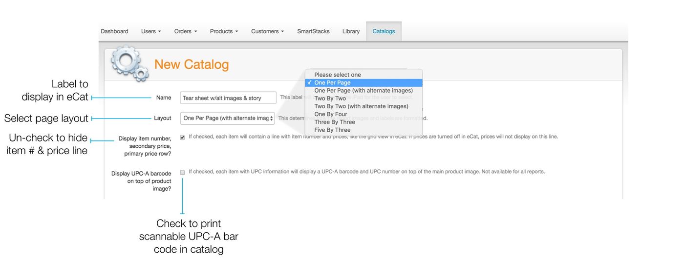 Catalog Creation