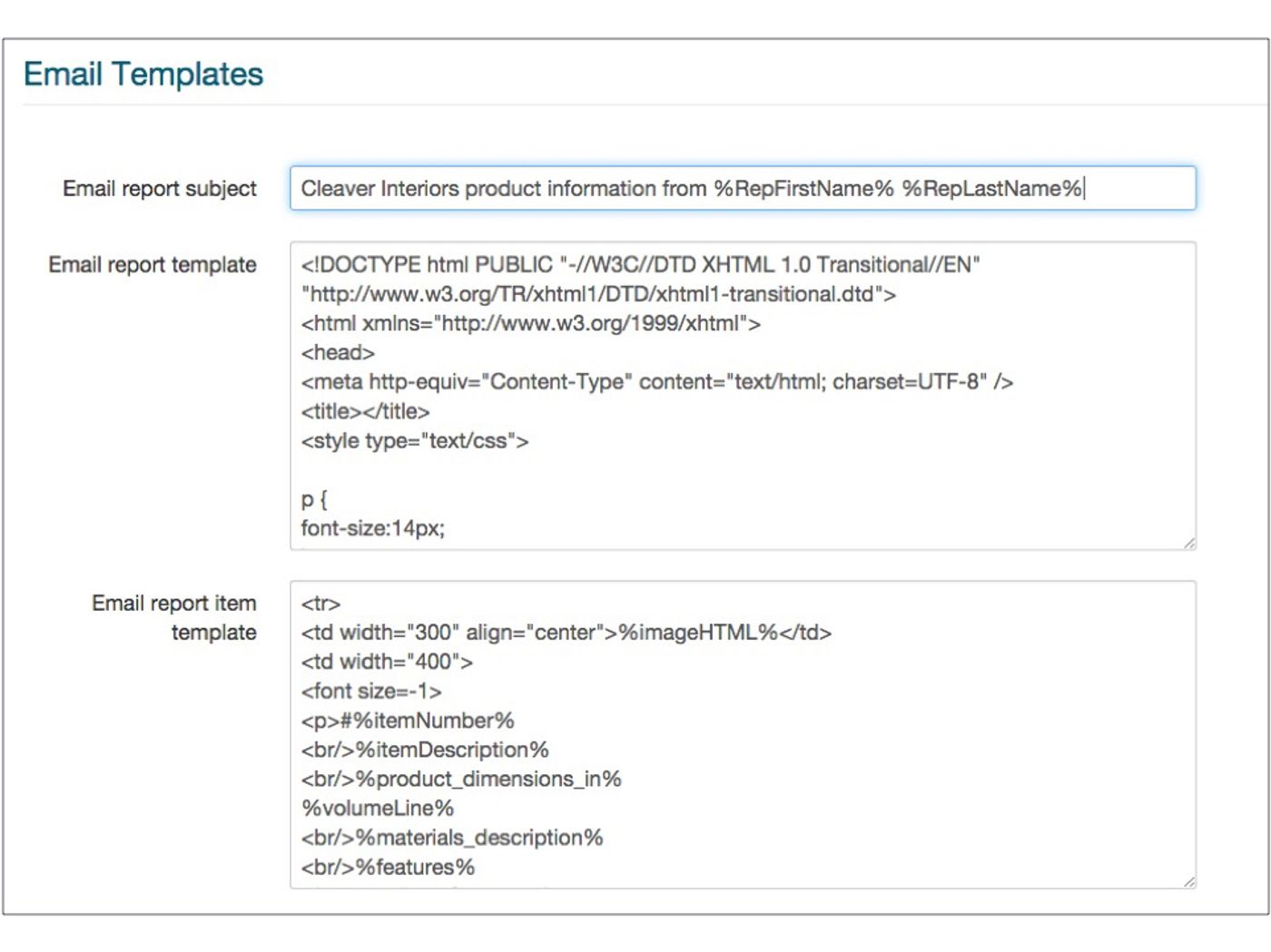 EmailTemplates