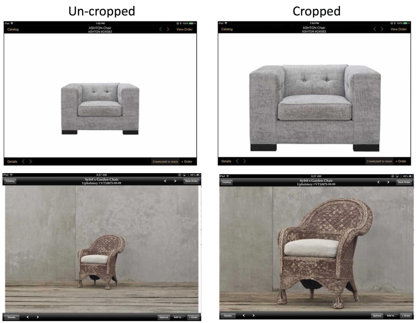 Cropping Presentation View