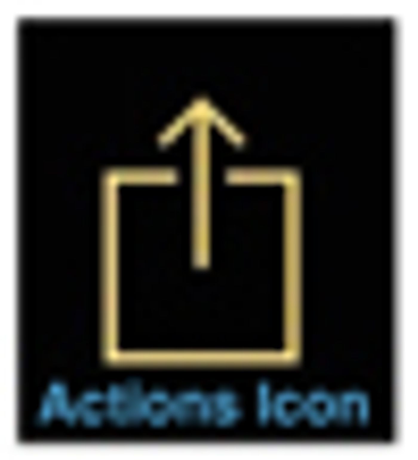 Tap the Actions icon in Quick/Catalog View