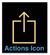 Tap the Actions icon in Quick/Catalog View
