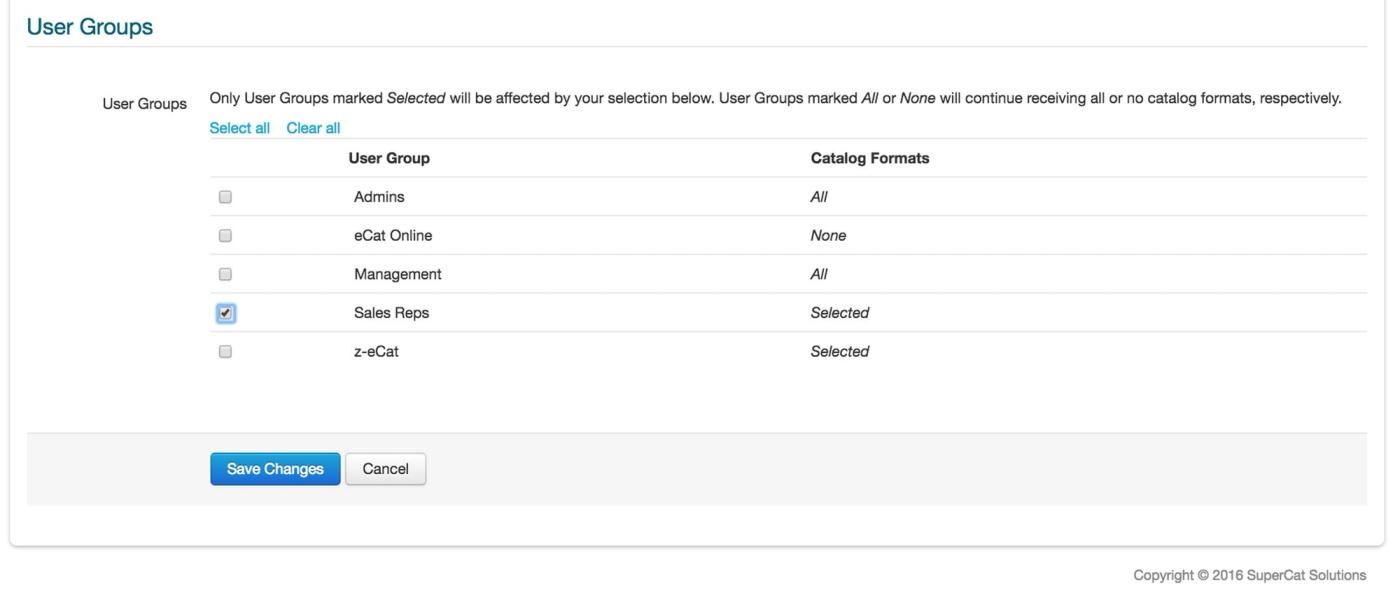 Catalog User Group