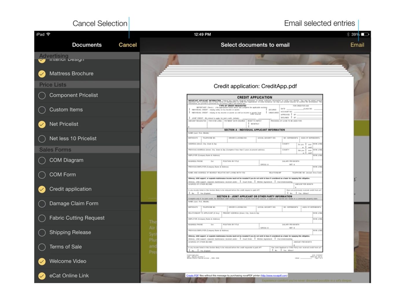 Library Multi Select