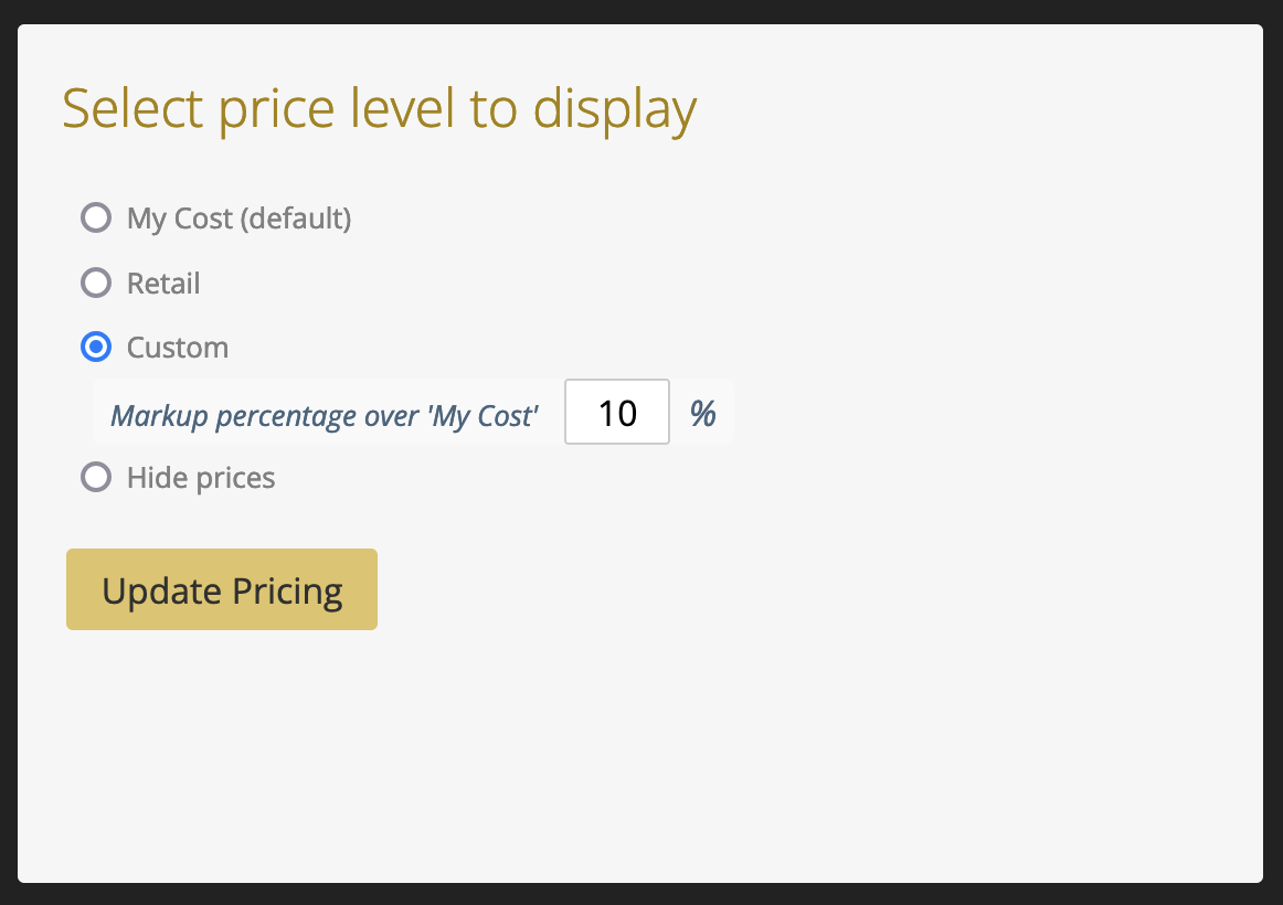 Set E Ol Prices