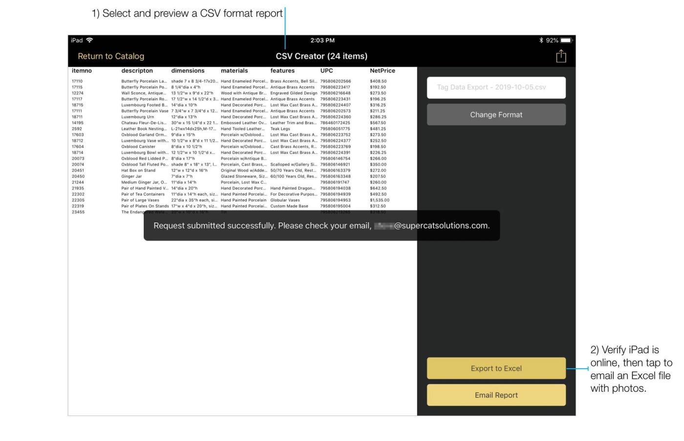 Email Excel