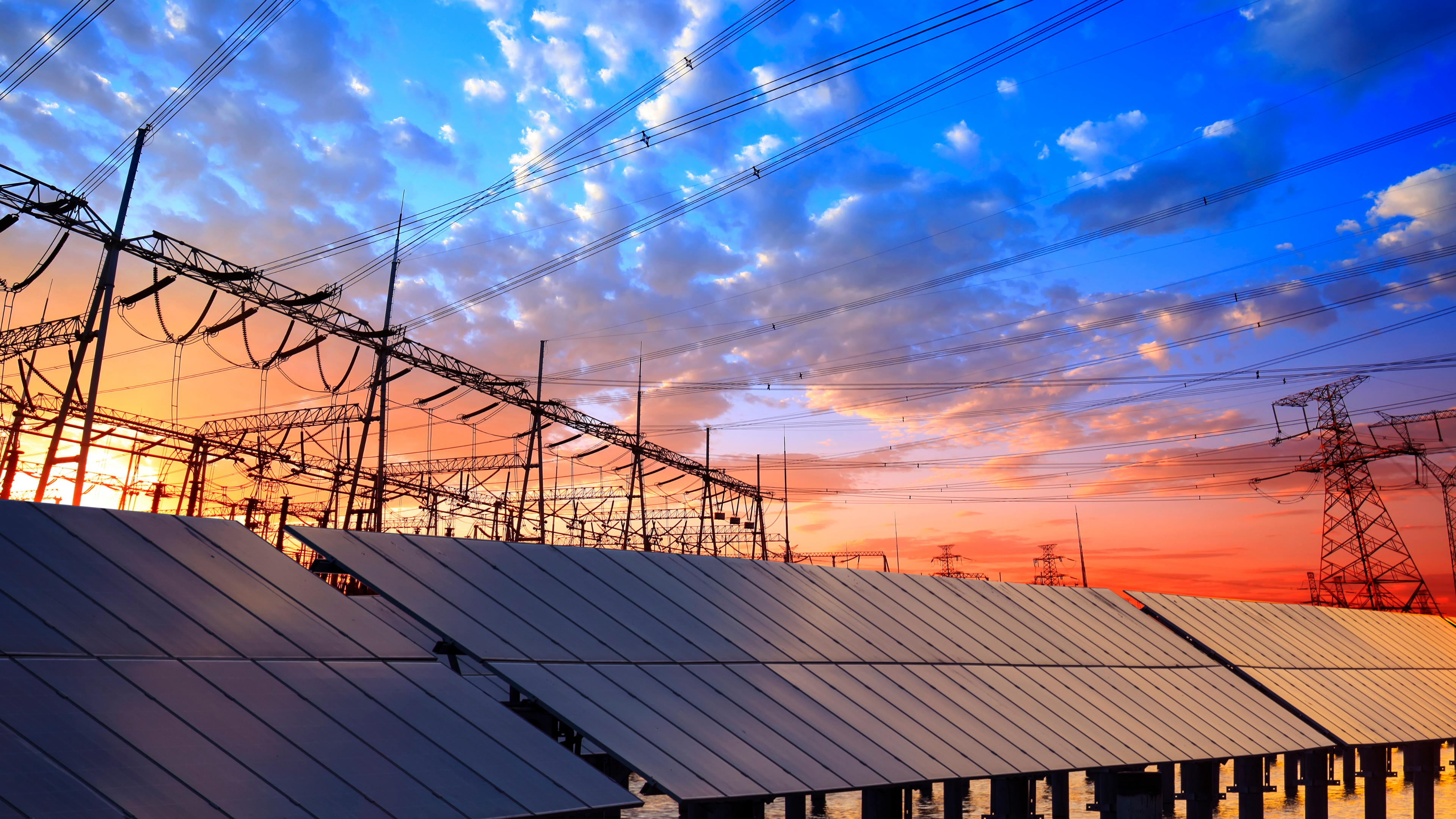 Solar panel facility