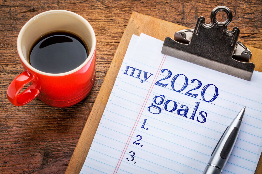 2020 Goals with coffee