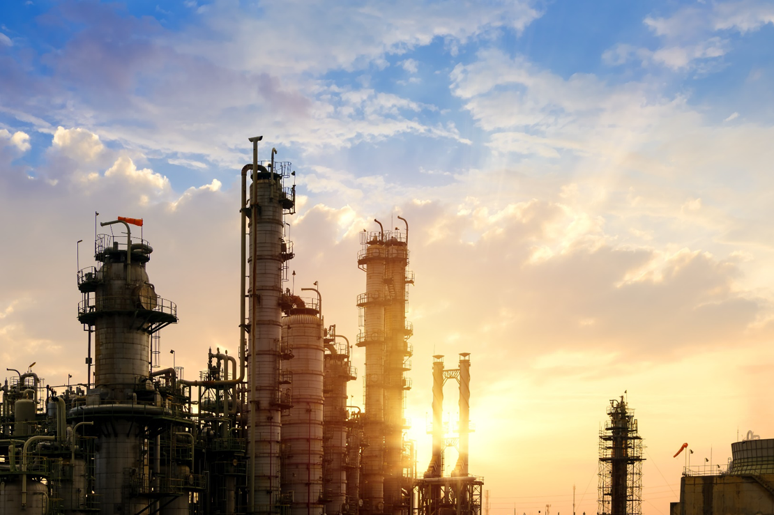 Factory with sunlight