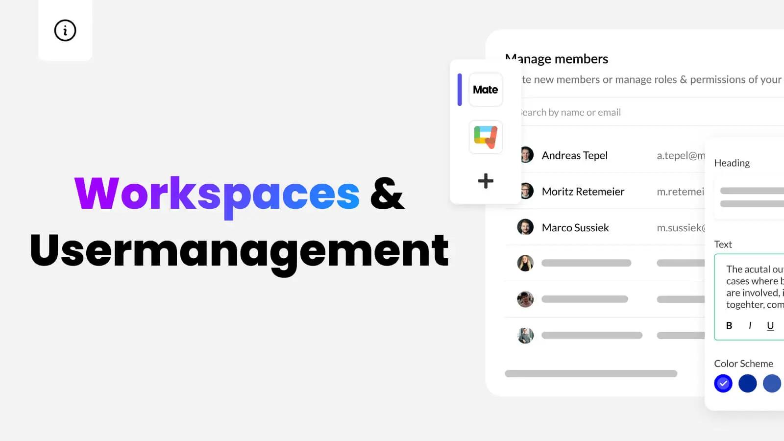 Workspaces & Live Collaboration