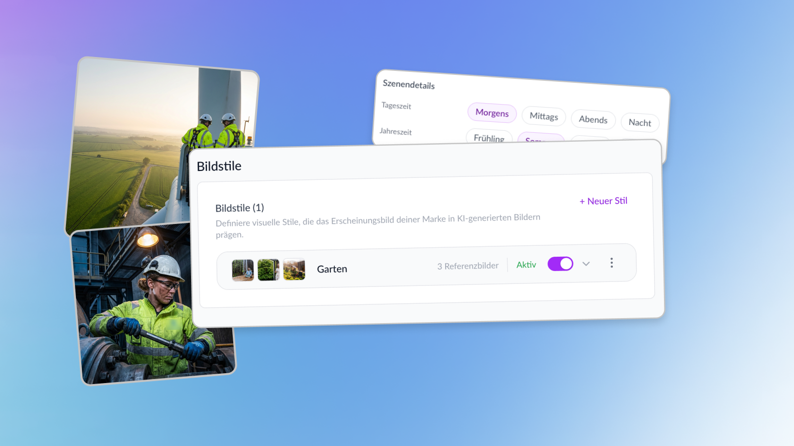 AI Images in Mate: Bildstile mit Referenzbildern und Szenendetails