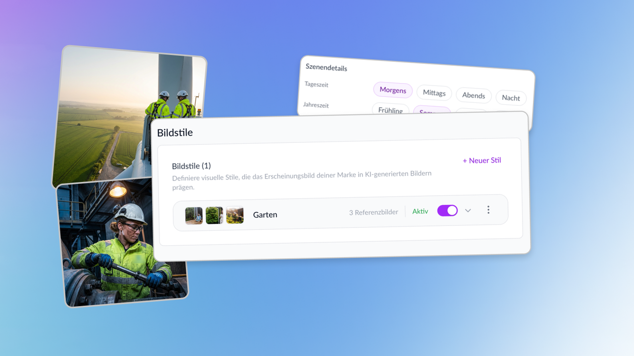 AI Images in Mate: Bildstile mit Referenzbildern und Szenendetails