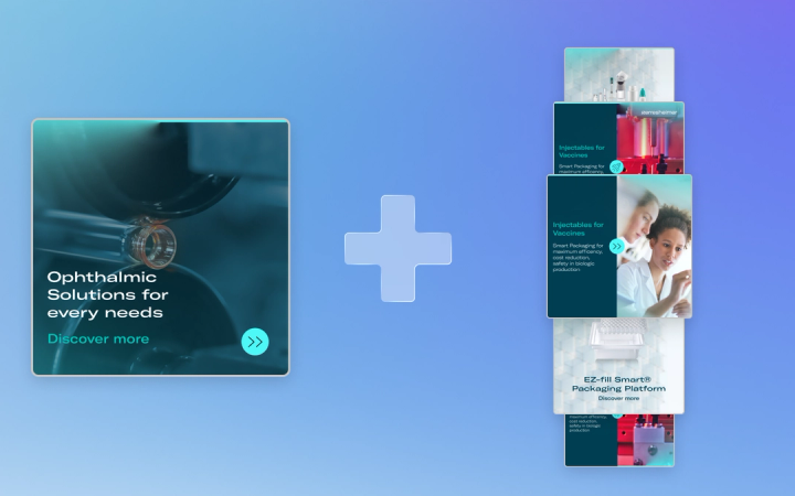 Flexible Templates in Mate: mehrere Templates werden zu einem Karussell kombiniert