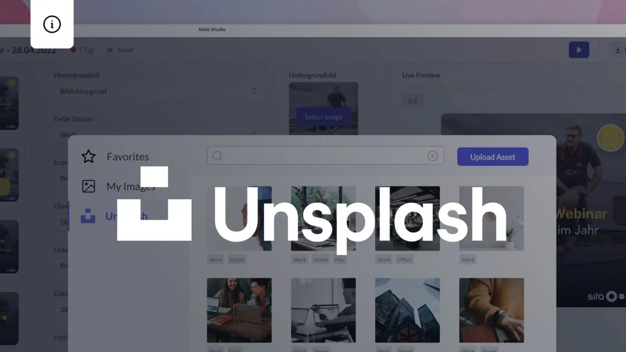 Unsplash Integration