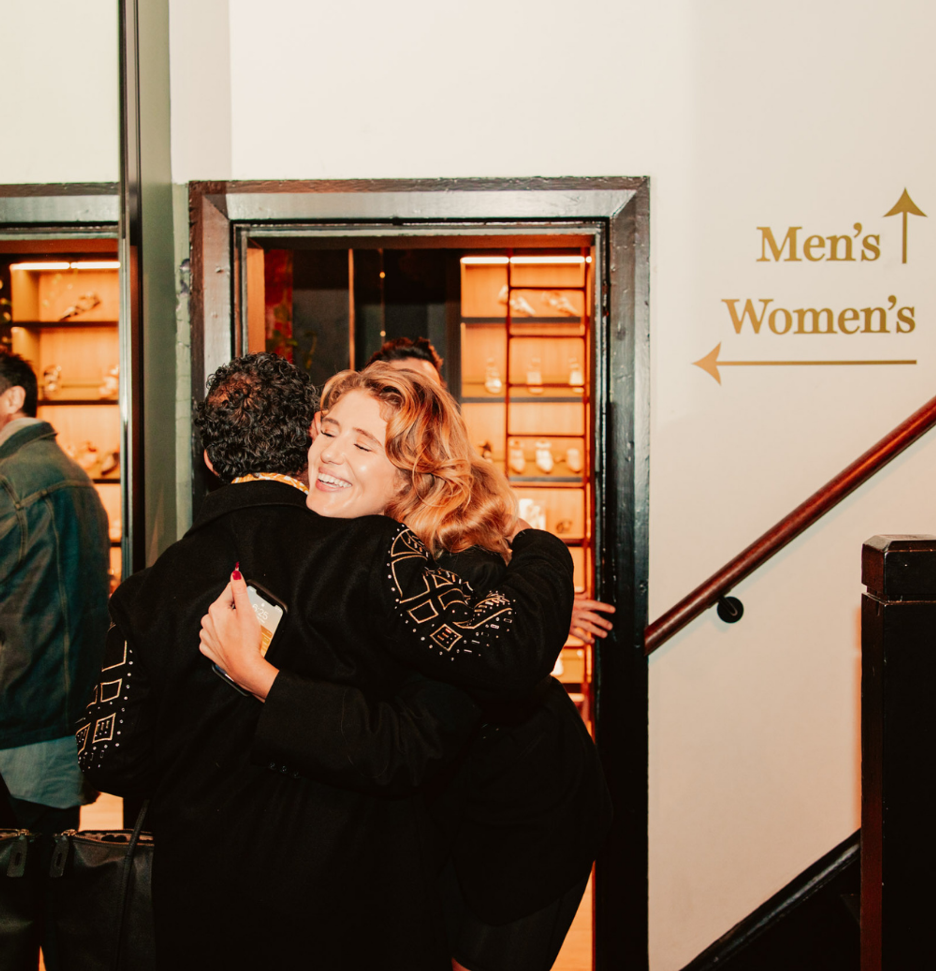 Bared Men's Shoe Display