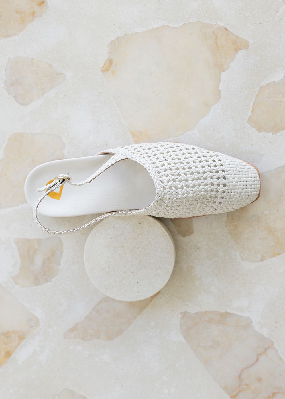 Chickadee White Leather