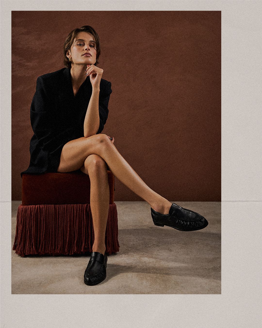 THE RUCHED LOAFER | Chauna