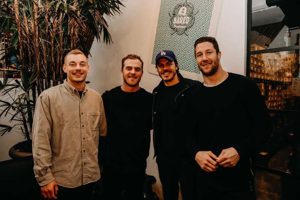 Bared_Footwear_Mens_Store_Launch_James_Worpal_Tom_Mitchell_Isaac_Smith_James_Frawley