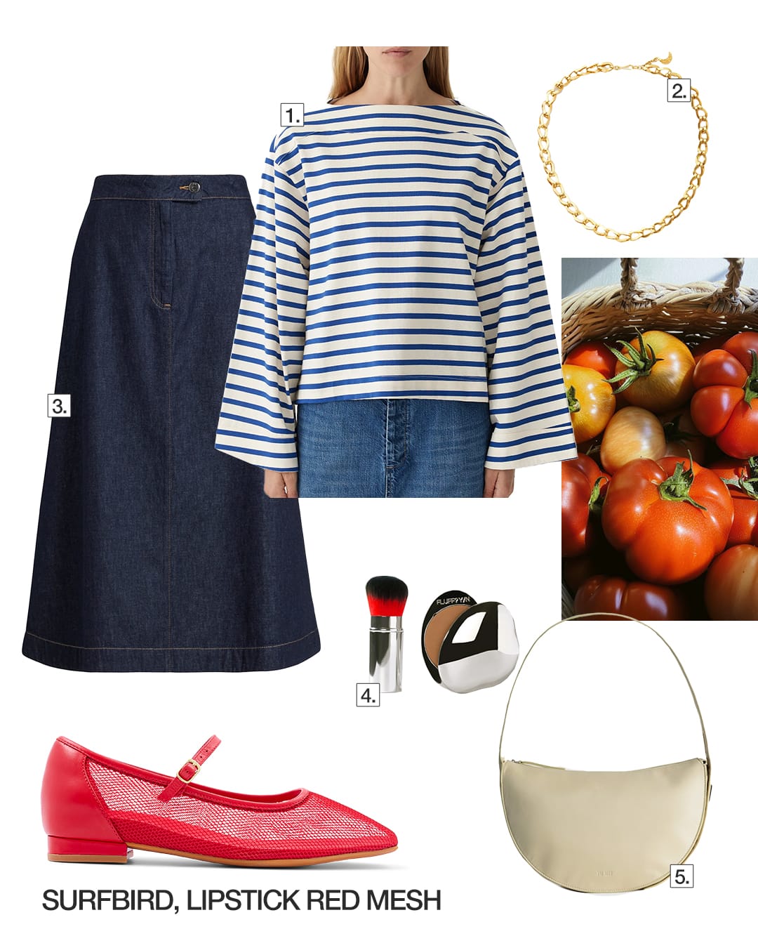 Surfbird, Lipstick Red Mesh