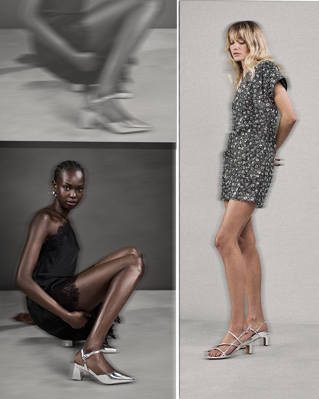 Silver Low Heels: The Subtle Statement