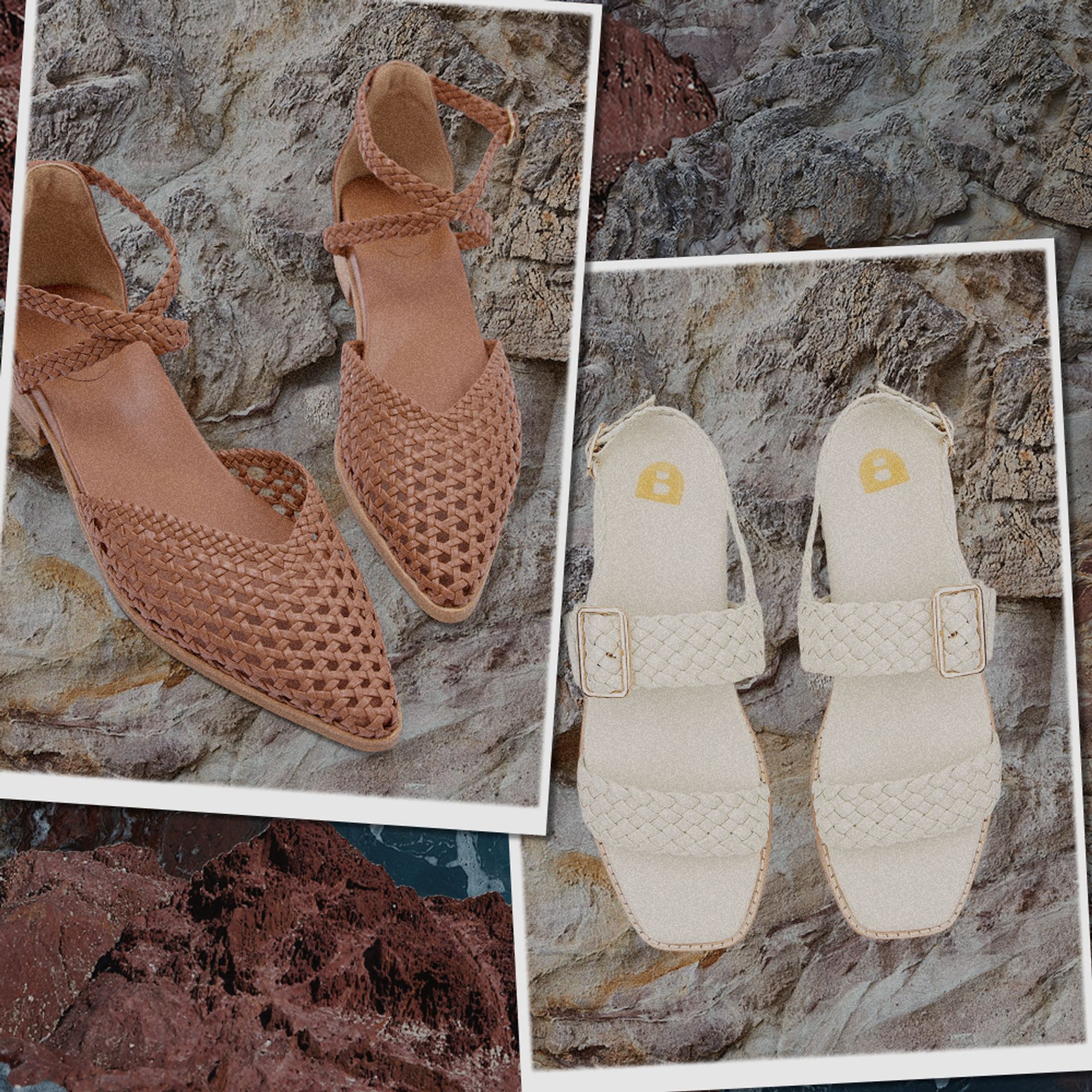 The Fisherman Sandal, Bittern Tan Leather Flats Sandals, Finchbill, Tan Leather Sandals
