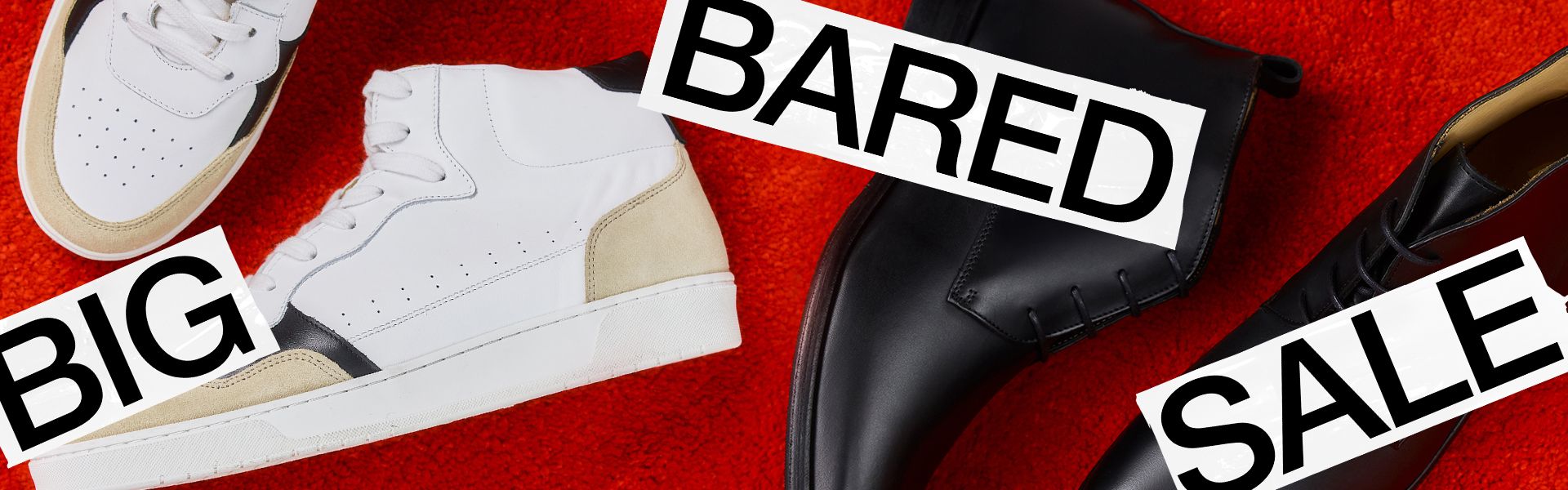 Big Bared Sale. All Shoes Reduced. Online Only.