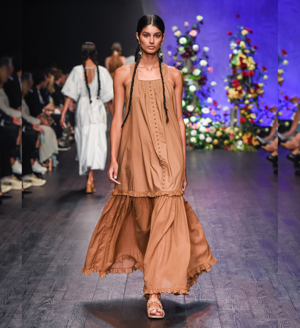 Jaeger Tan Leather Sandals