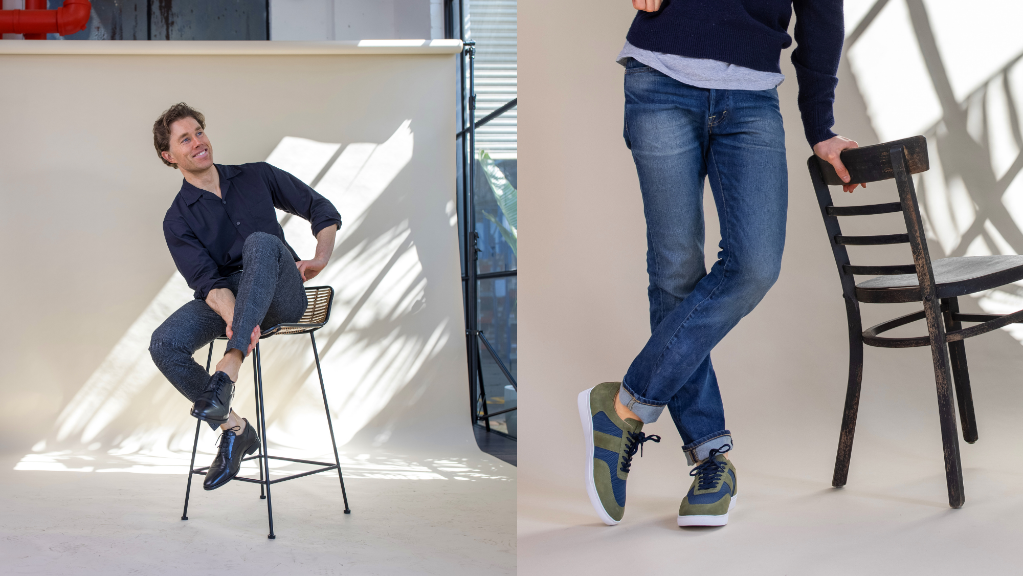 Bared Hype Man Nick wears the Osmium and Promethium