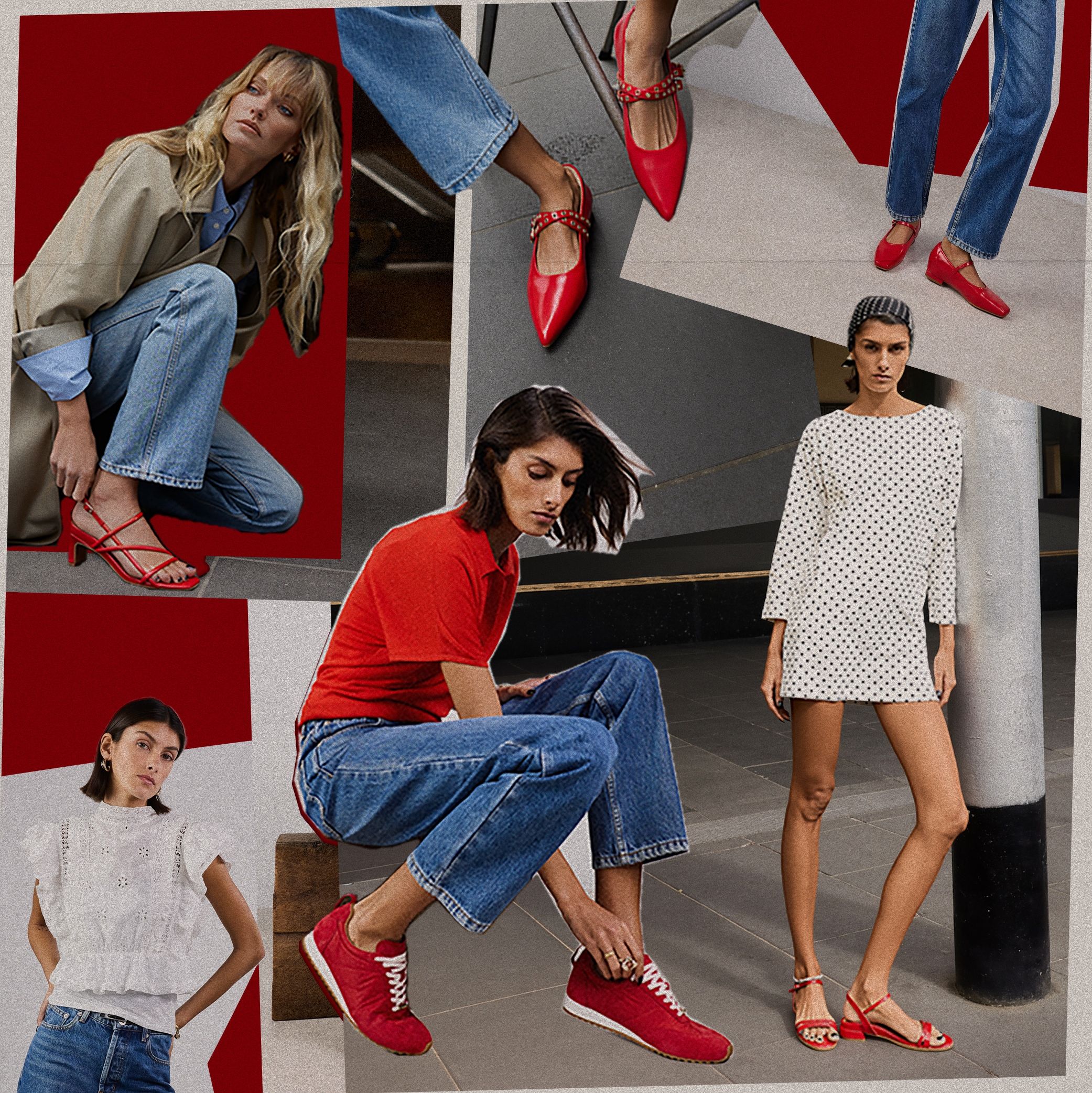How To Wear Red Shoes This Season