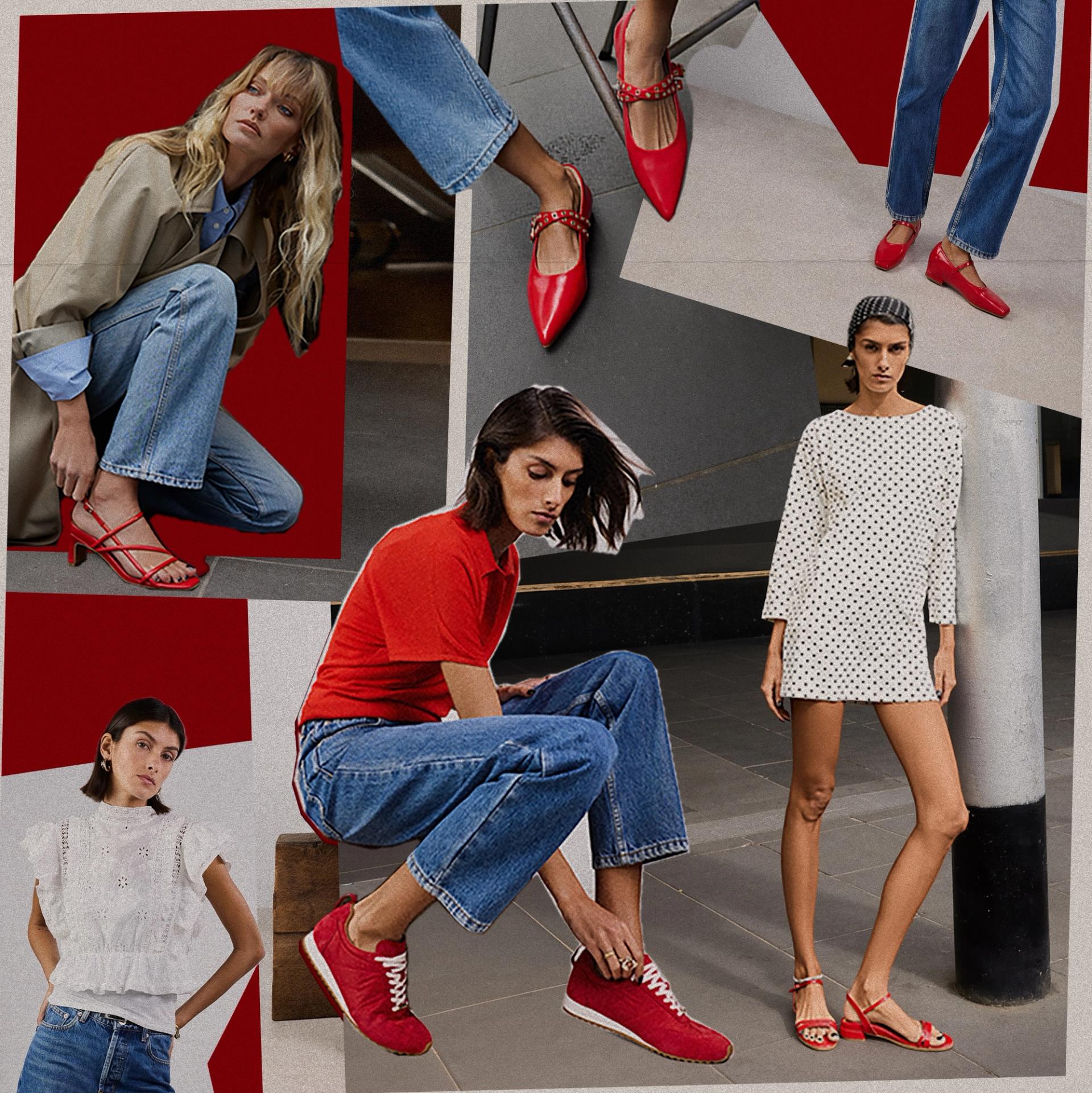 How To Wear Red Shoes This Season