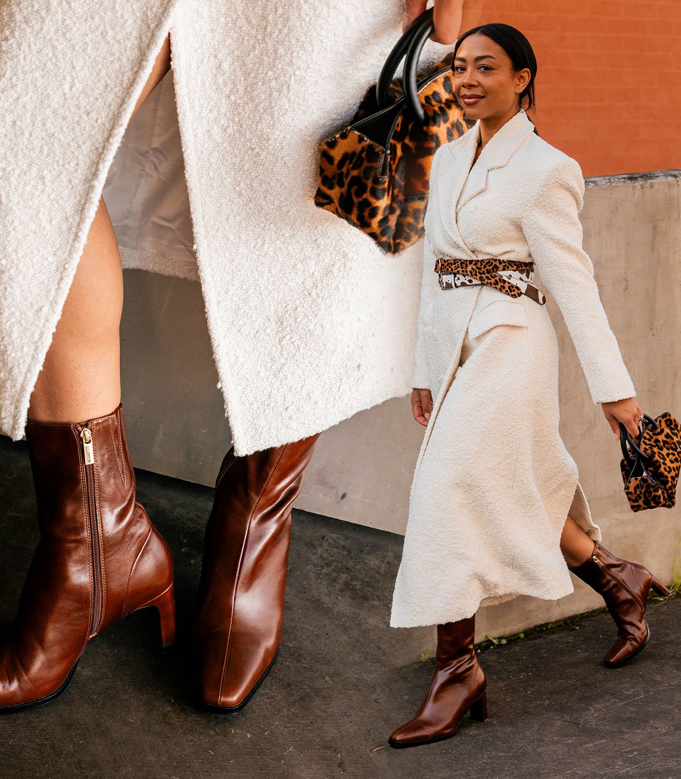 Ankle Boots - Kingfisher Golden Tan Leather Heeled Boots