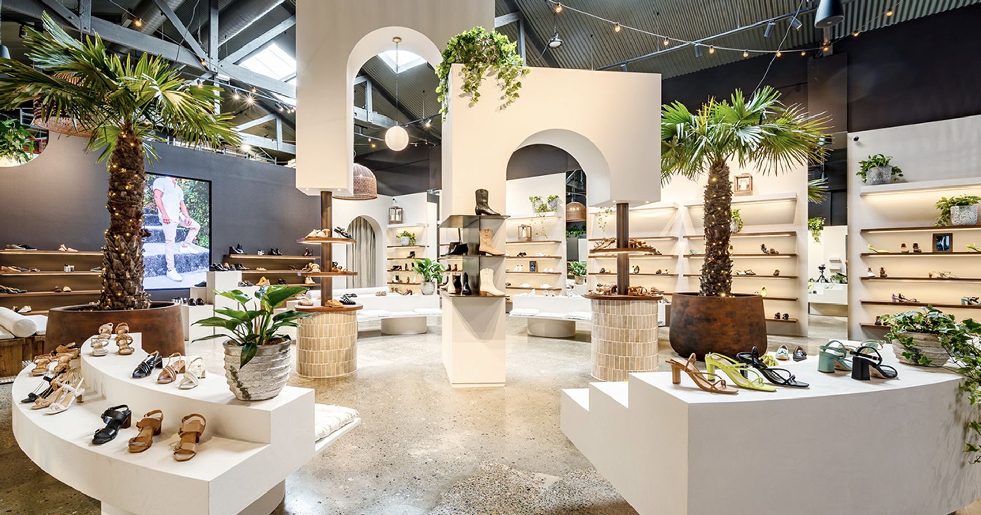 Interior of Bared Footwear Brisbane Store