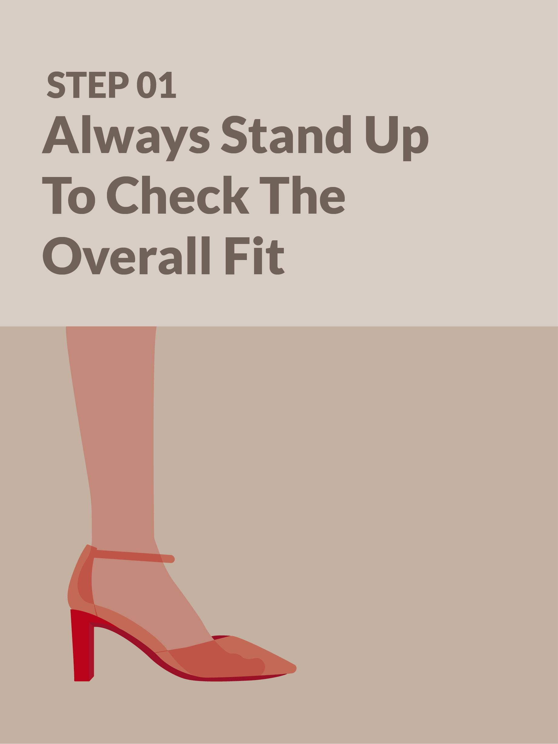 How to check your shoes fit and feel good