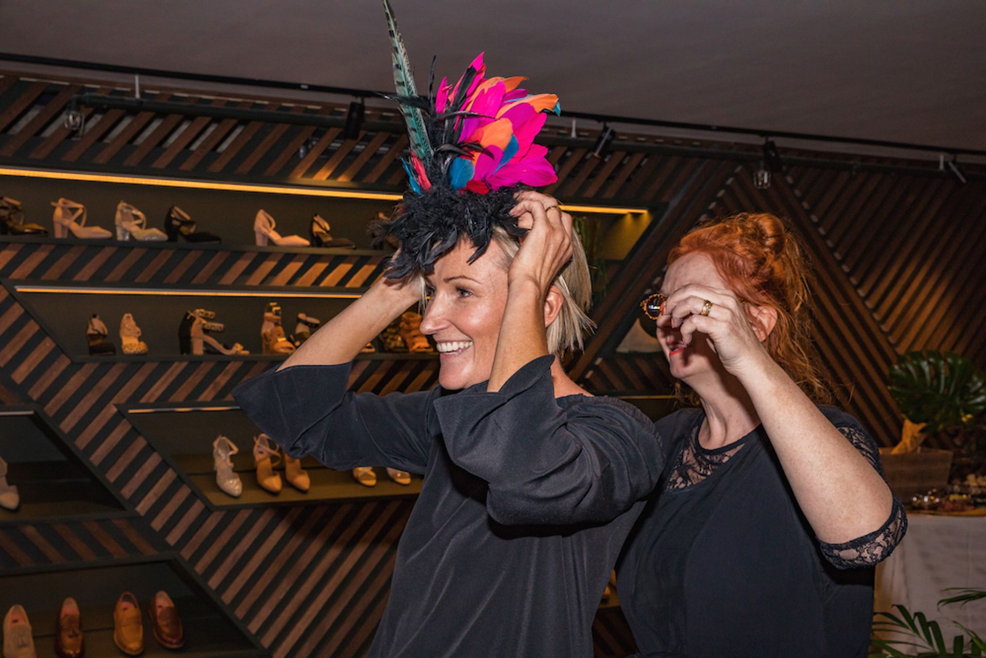 Bared_Footwear_Milliners_In_Manchester_Lane_Melbourne_CBD_Event_Melissa_Jackson_Millinery_Anna_Baird