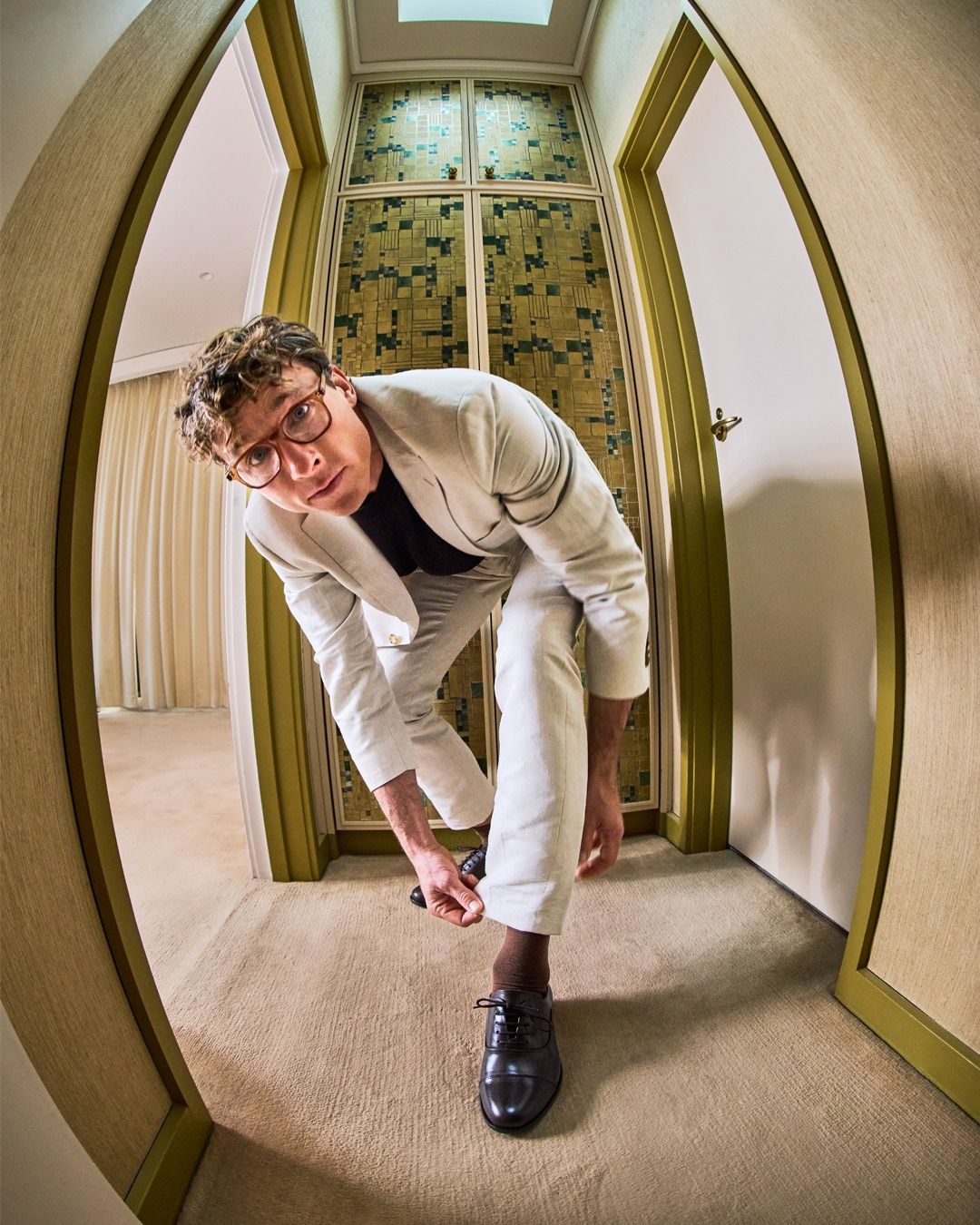 Party season is upon us. Keep your summer suiting slick with a fuss-free dress shoe like our Francium in chocolate. #baredfootwear