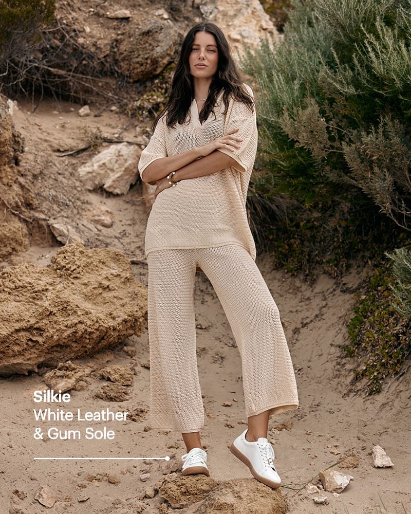 Silkie, White Leather