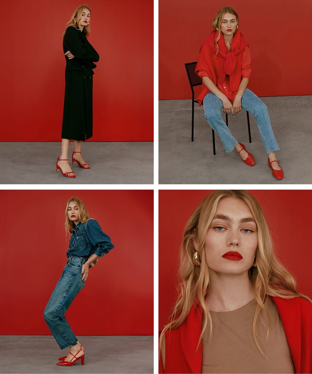 How To Wear Red Shoes This Season