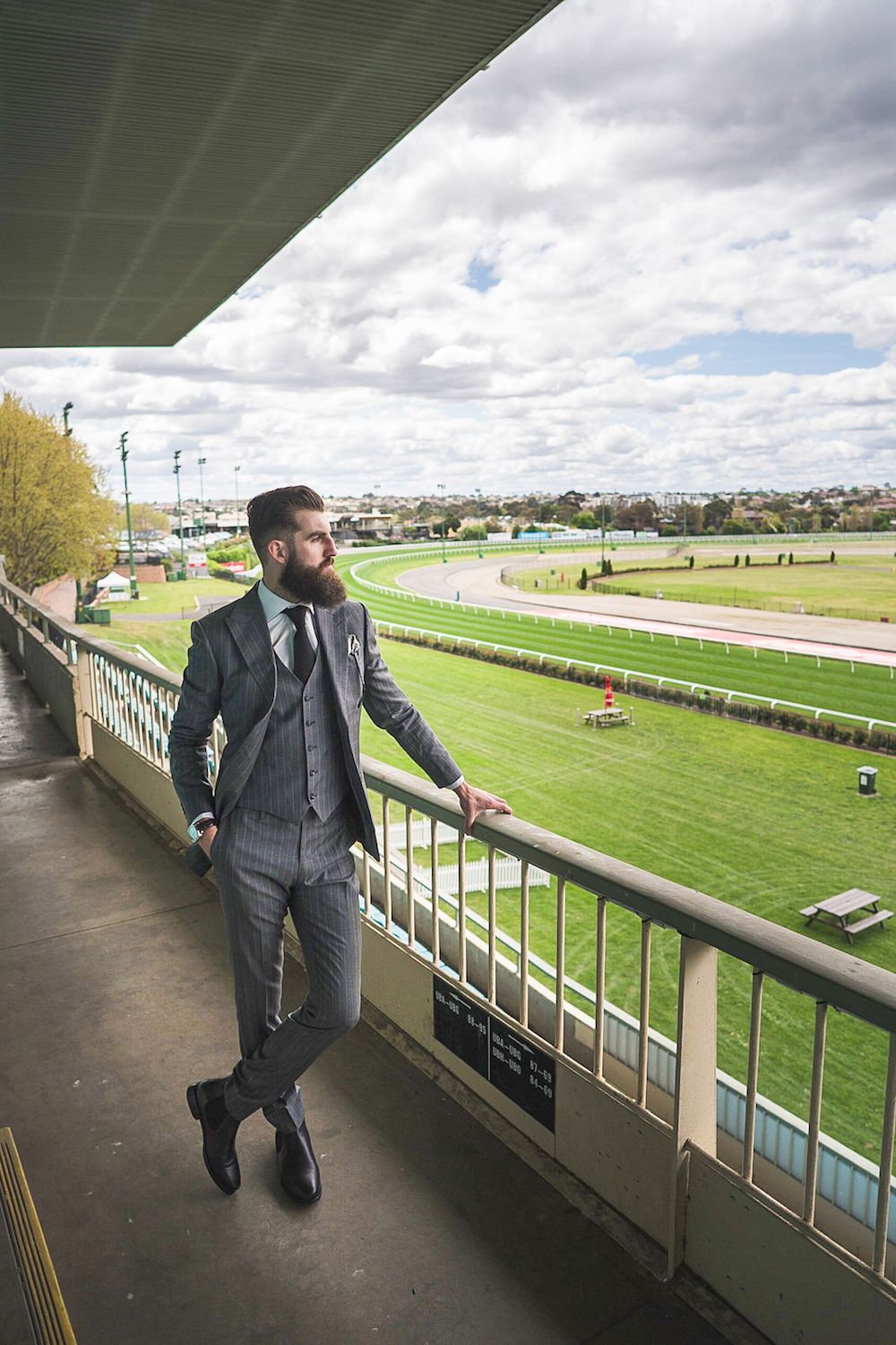 Bared_Footwear_Mens_Jack_Reynolds_Race_Day_Ready_Melbourne_Spring_Racing_Navy_Zirconium_Black_Leather_Boots_Stripe_Suit