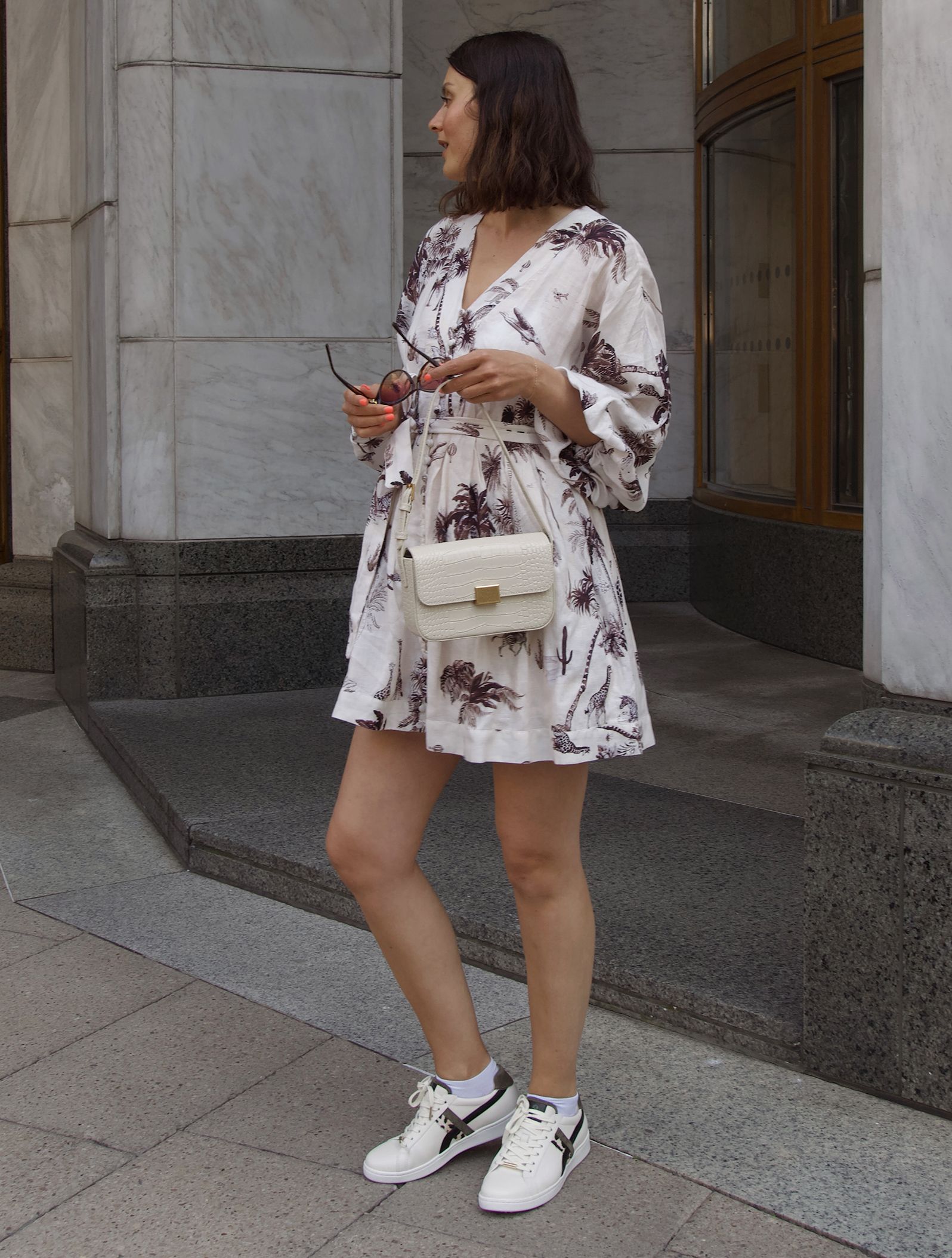 Seriema Ecru & Khaki Leather