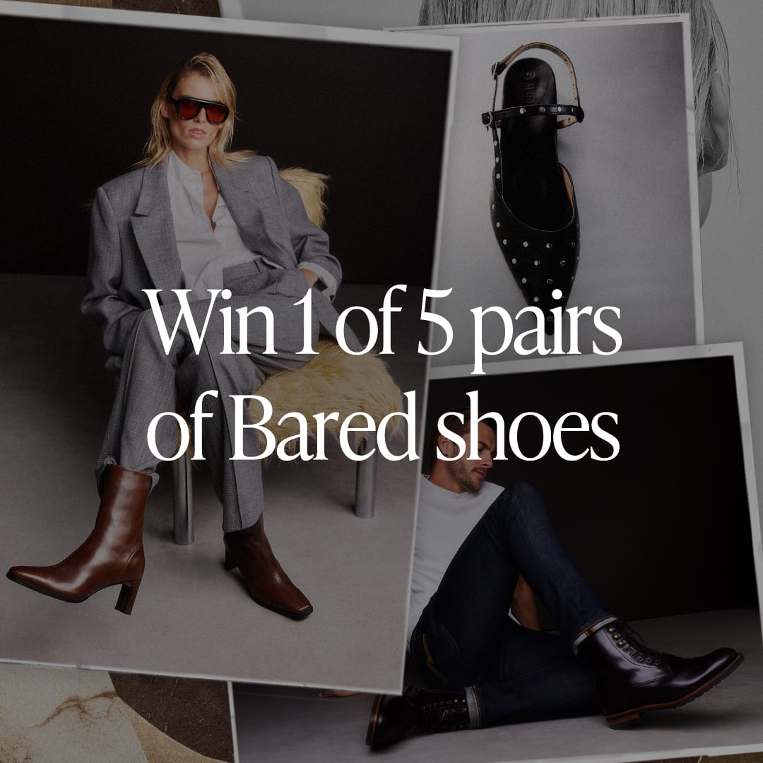 WIN 1 of 5 pair of Bared shoes
