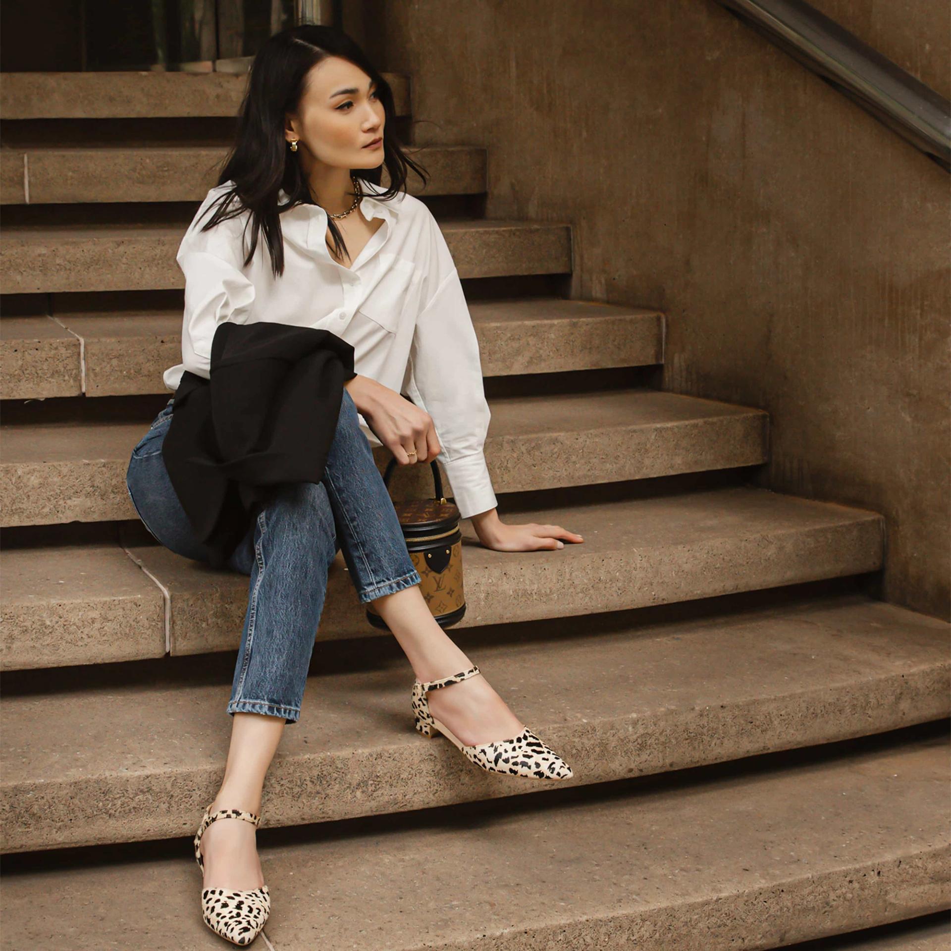 Eagle Leopard Ballet Flats