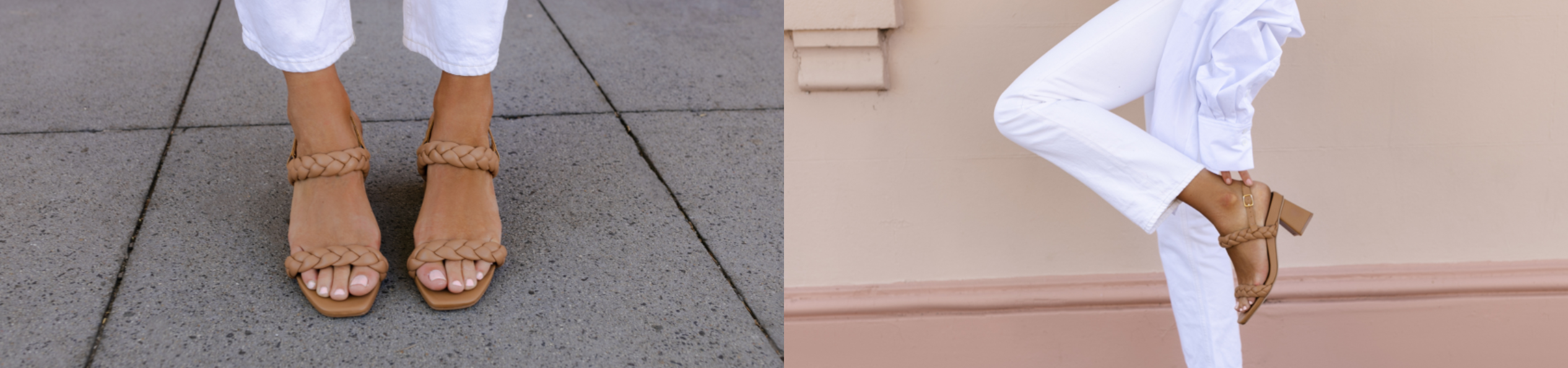 Toucan Tan Leather Heels Bared Footwear