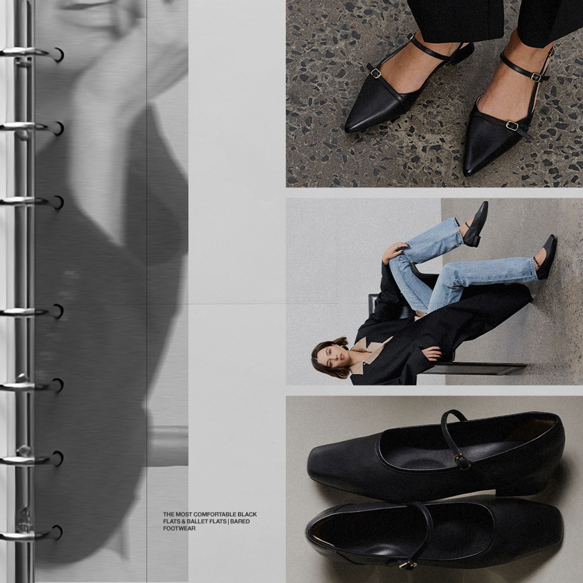 The Most Comfortable Black Flats & Ballet Flats | Bared Footwear