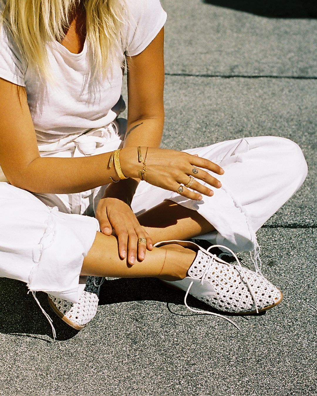 Bared_Footwear_Womens_Collaboration_Anna_Feller_White_Cockatoo_Woven_Lace_Ups_Australia