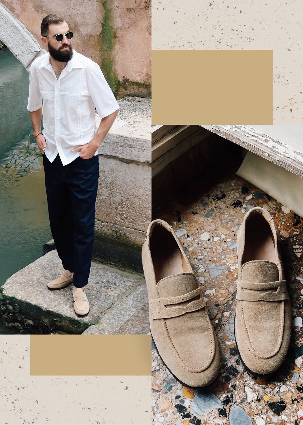 The Slip-On Loafer Electrum 2 Sand Suede