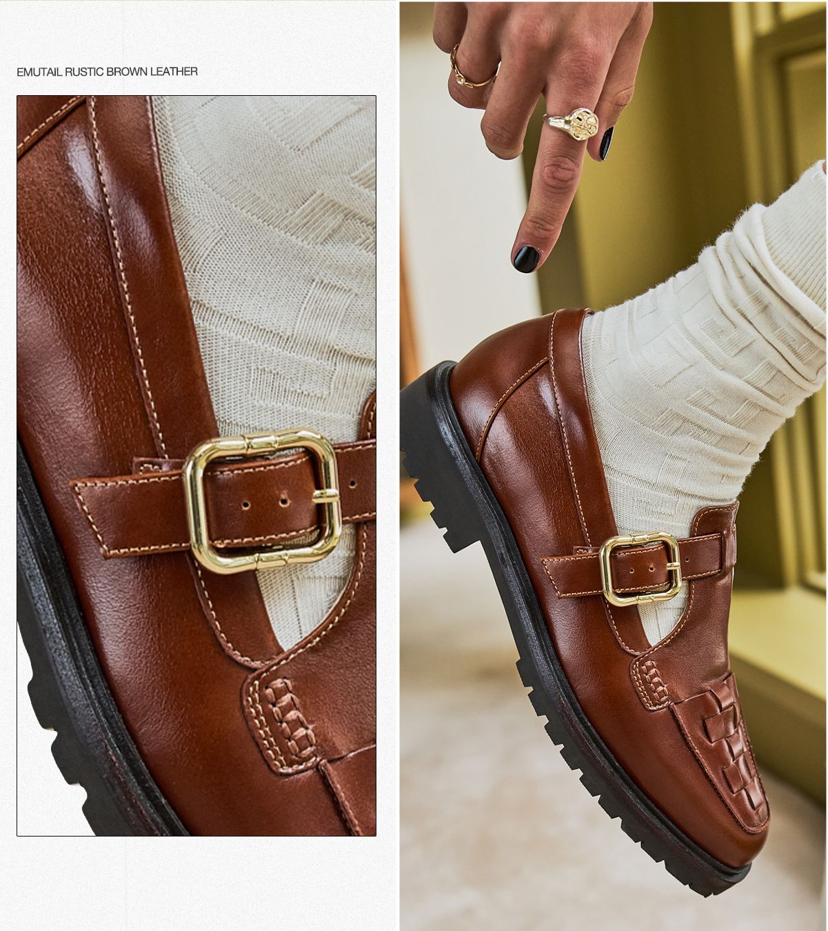 Step 4: Try Thick Socks to Loosen Leather Shoes