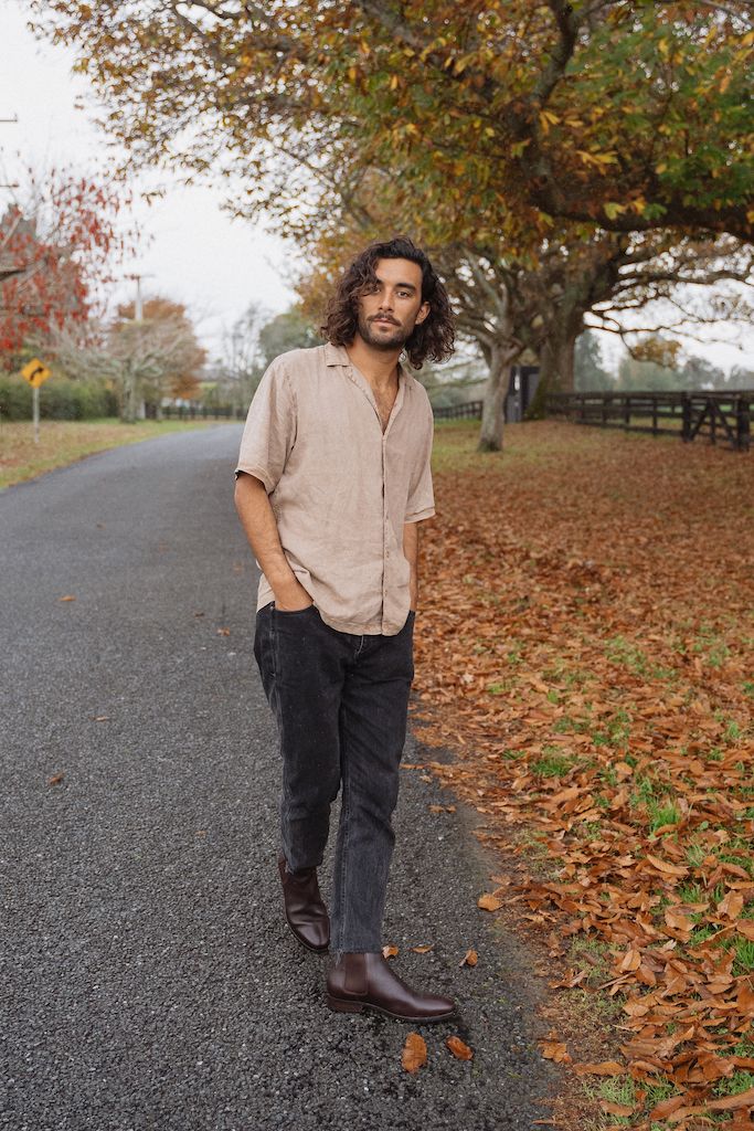 Tom_Paterson_Dark_Tan_Iridium_Chelsea_Boots_Bared