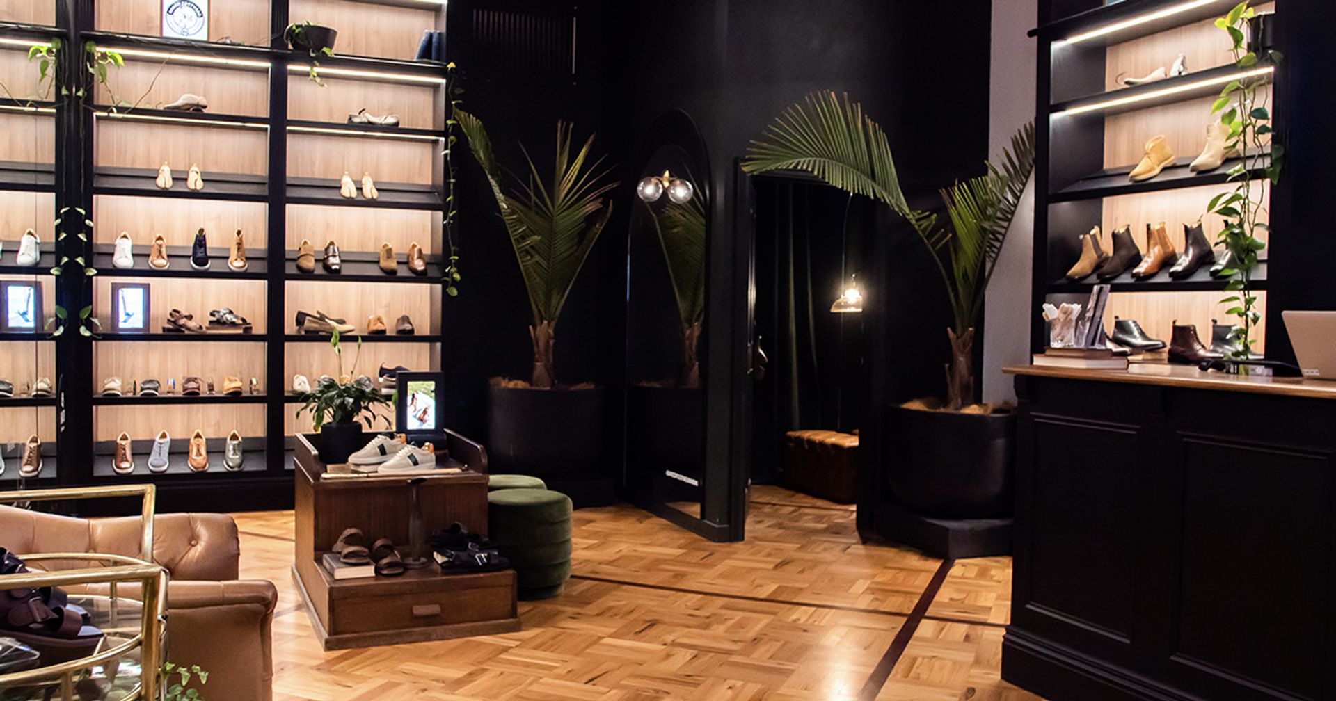 Interior of Bared Footwear Melbourne CBD Men's Store