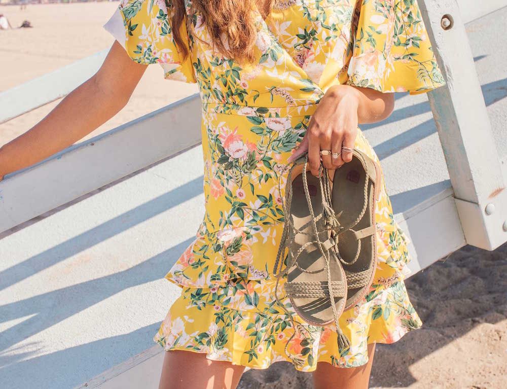 Bared_Footwear_Womens_Galah_Olive_Nubuck_Sandals_LA_Summer_Shoot
